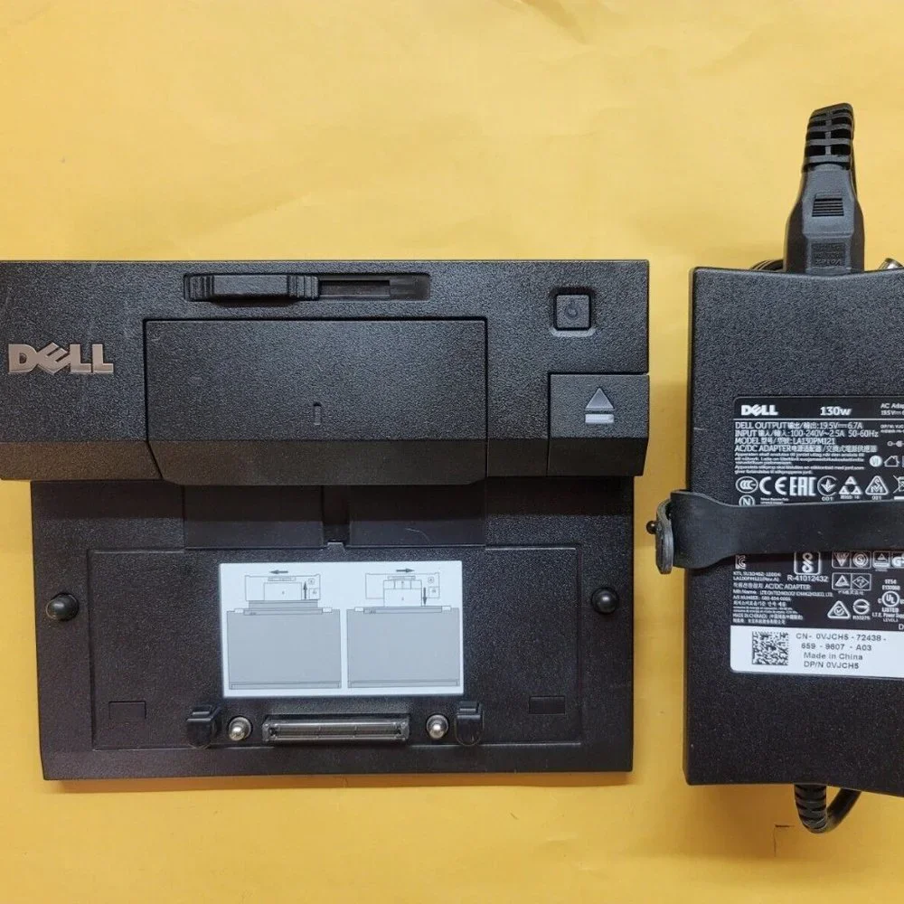 Dell E-Port Dock PR03X USB Hub VGA DVI ESata Display Port